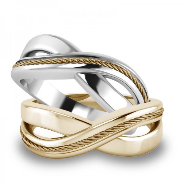 Gold Wire ring  14K goud  Jaylinn
