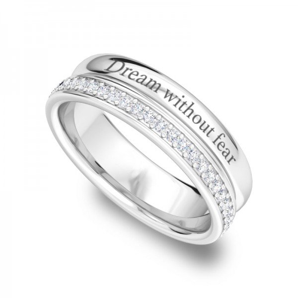 Sparkle ring zilver Caitlyn